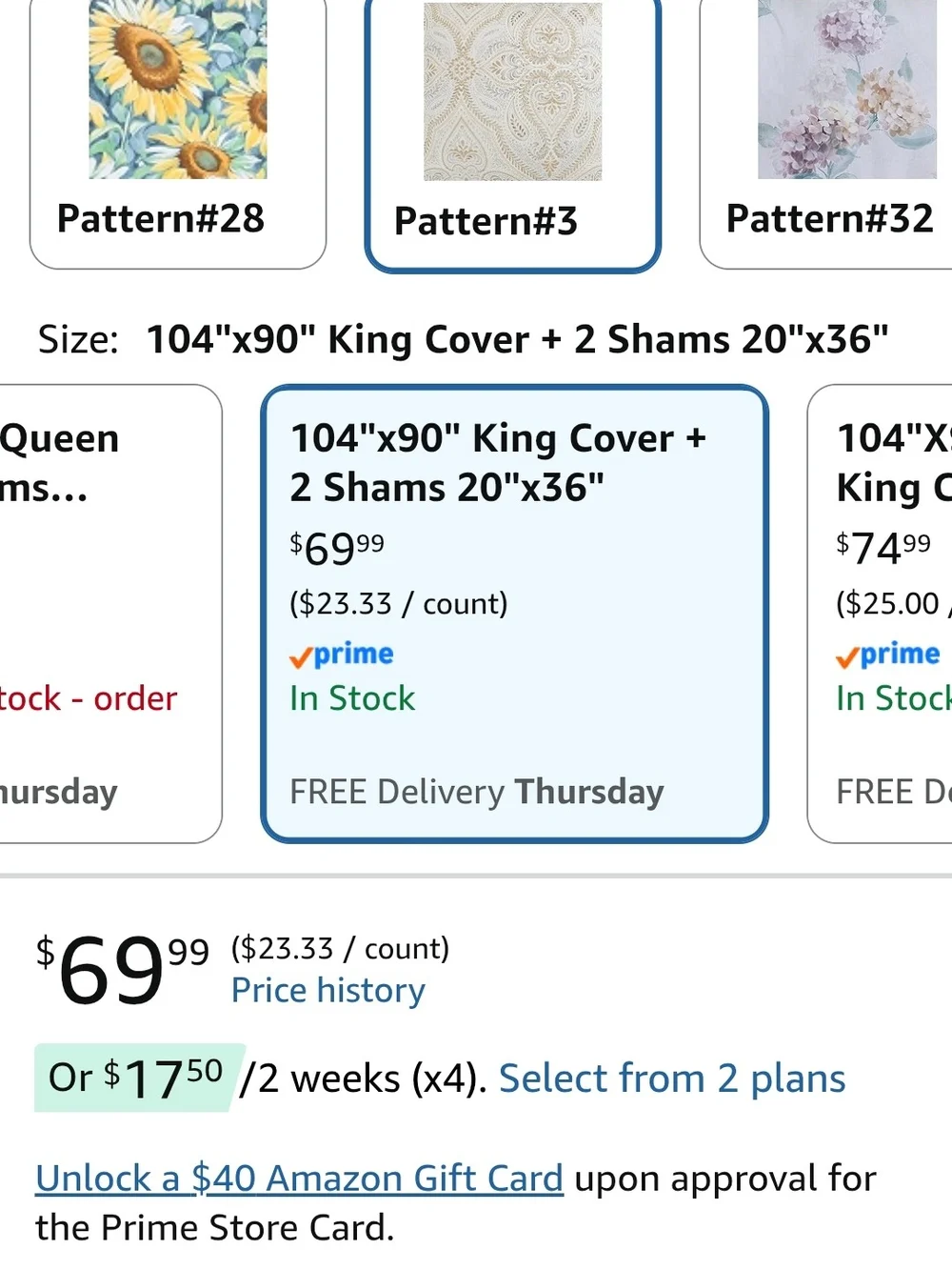 Cotton King Duvet Cover And Pillowcases Set Gold And Grey NWT